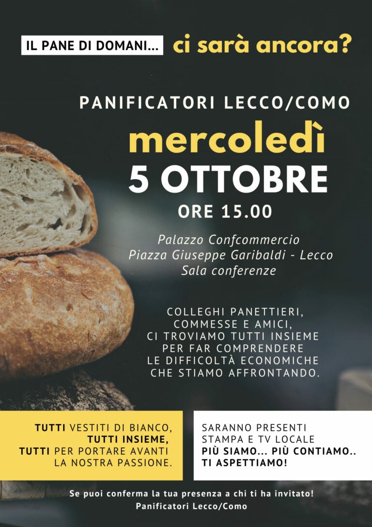 Il pane di domani ci sarà ancora?